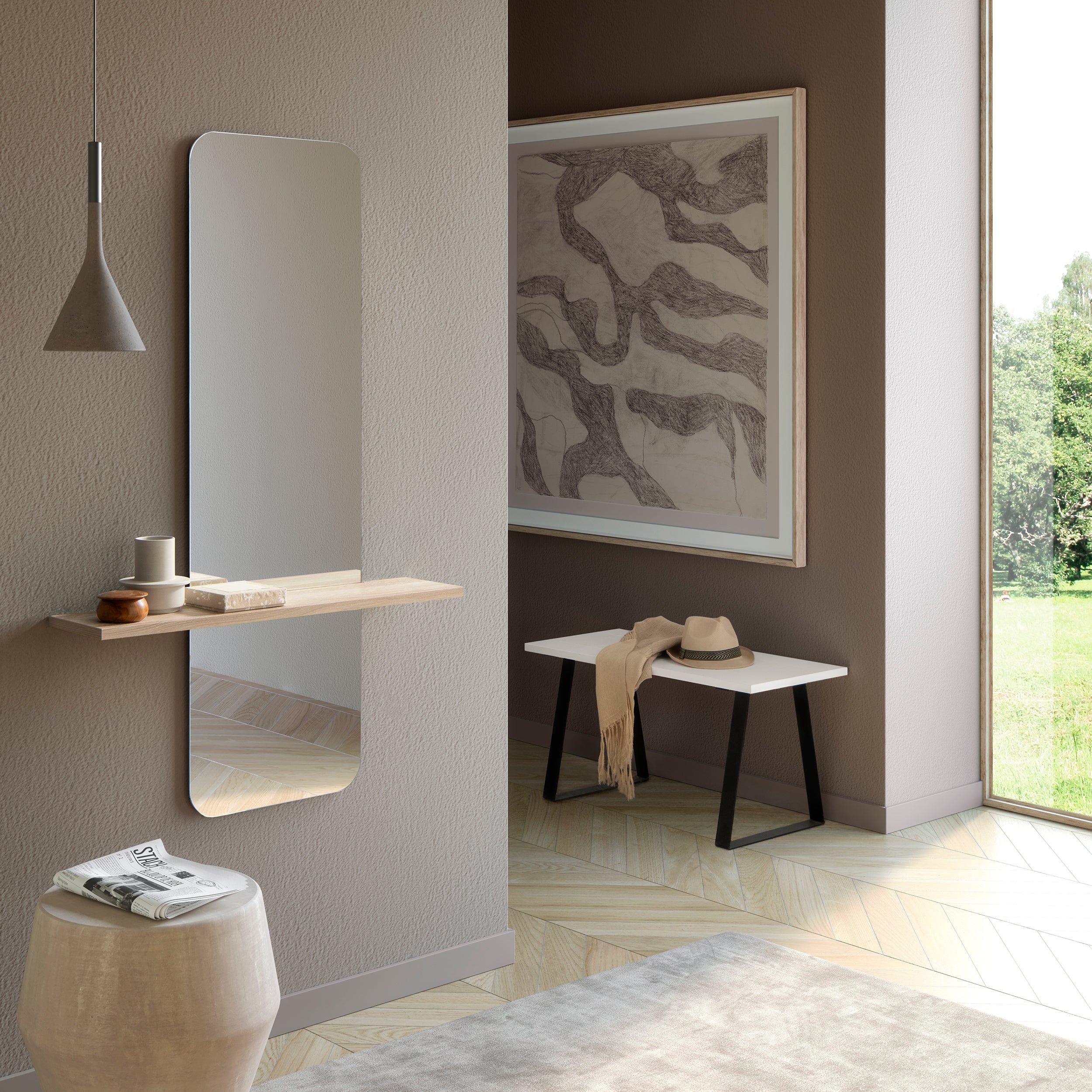 Frassino Crema / 130 x 80 x 19