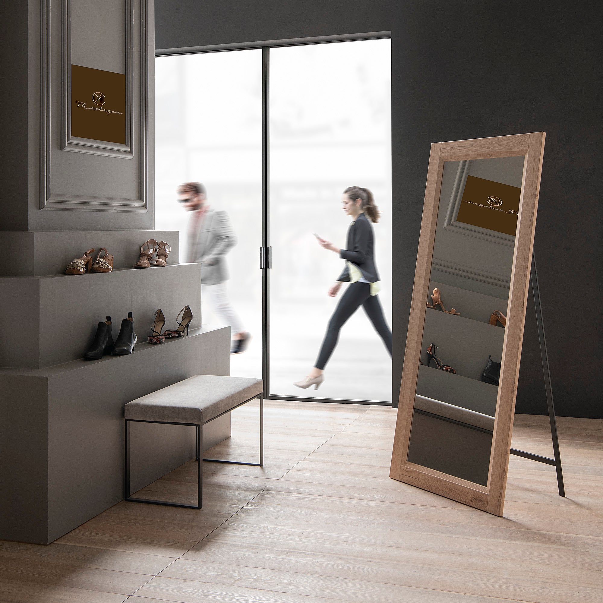 Rovere Naturale / 180 x 78 / Con Staffa