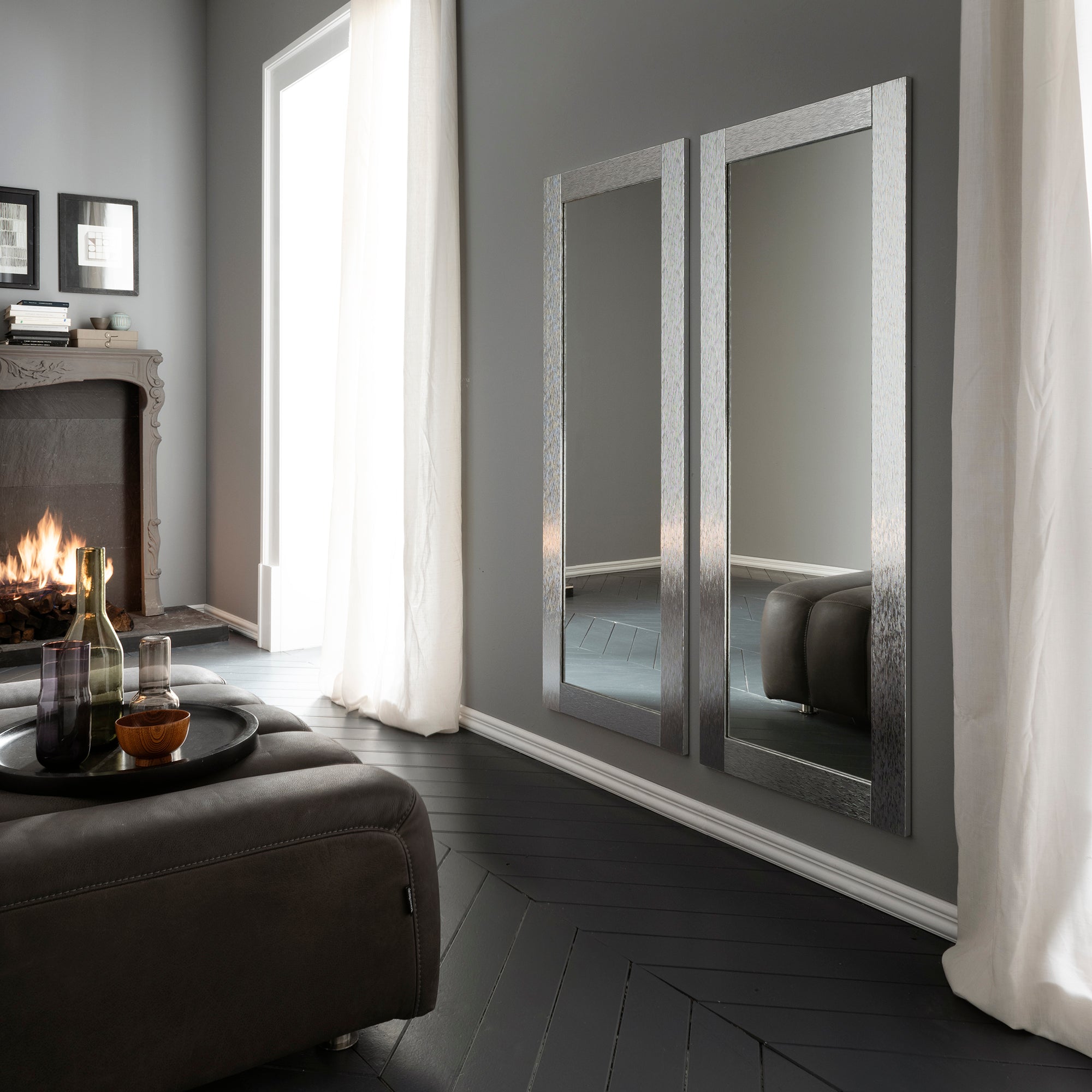 Argento Lucido / 146 x 56