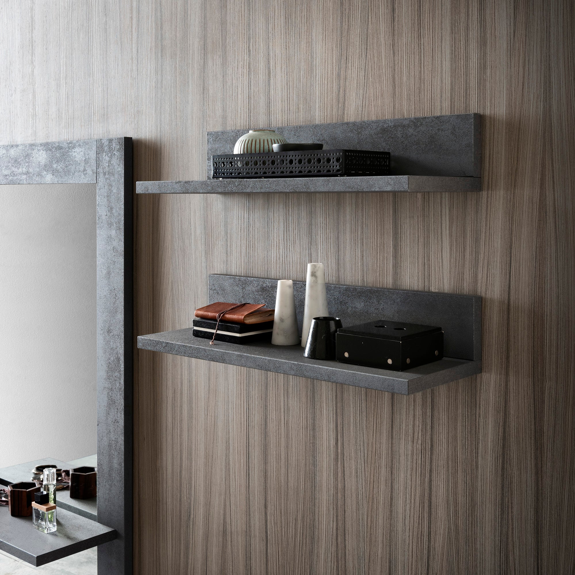 Ciment foncé / 60 x 20 x 12