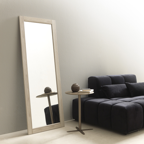 Miroir de sol Modern, 160 x 60, Frêne Crème