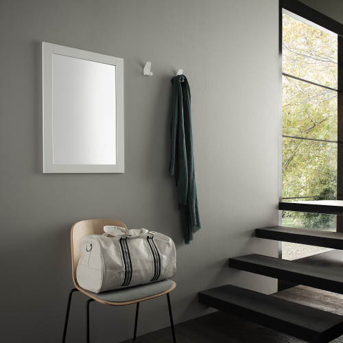 Wandspiegel Smart, 70 x 50, Weiß