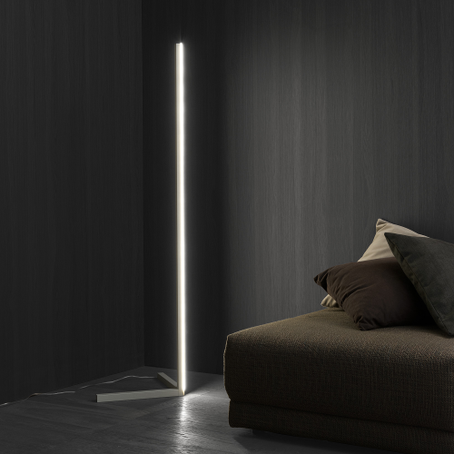 Floor Lamp Modern, Light Grey