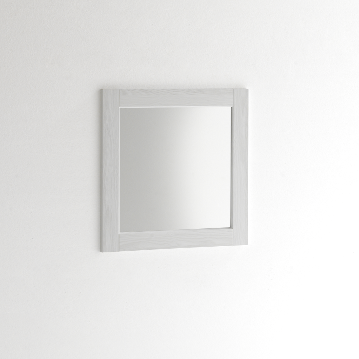 Specchiera da Parete Modern, 60 x 60, Bianco Frassinato