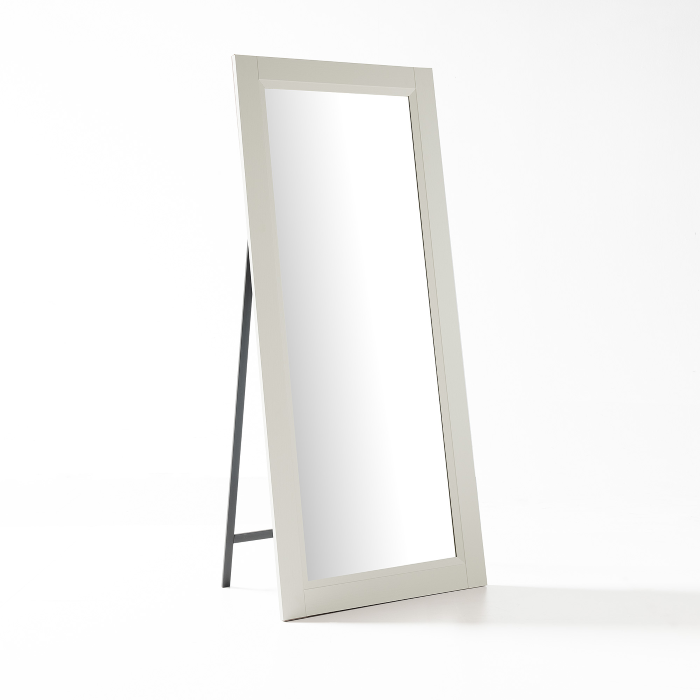 Floor Mirror with Bracket Classic, 180 x 78, Ivory