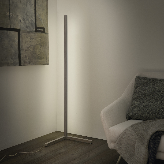 Floor Lamp Modern, 160 x 40, Rustic Ash