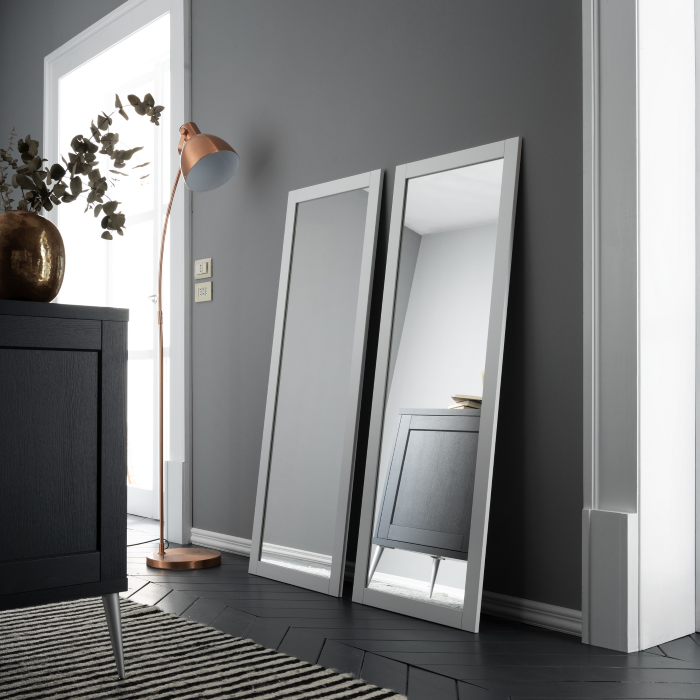 Wandspiegel Smart, 140 x 50, Weiß