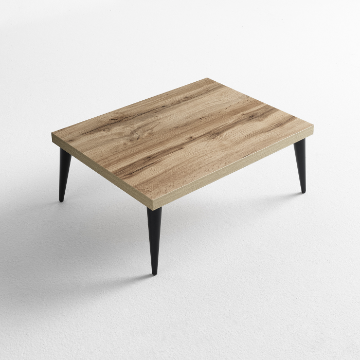 Coffee table Modern, 60 x 45 x 23, Rustic Oak