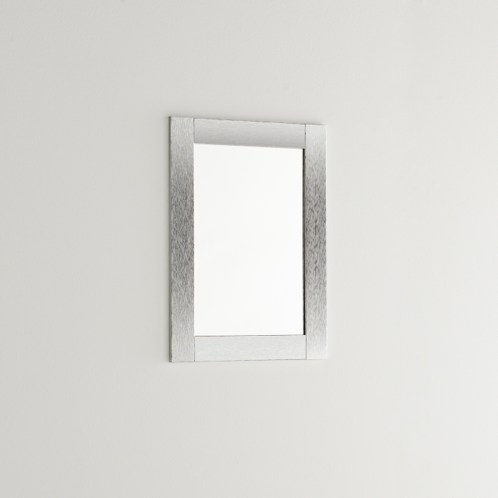 Wall Mirror Luxury, 76 x 56, Polished Silver