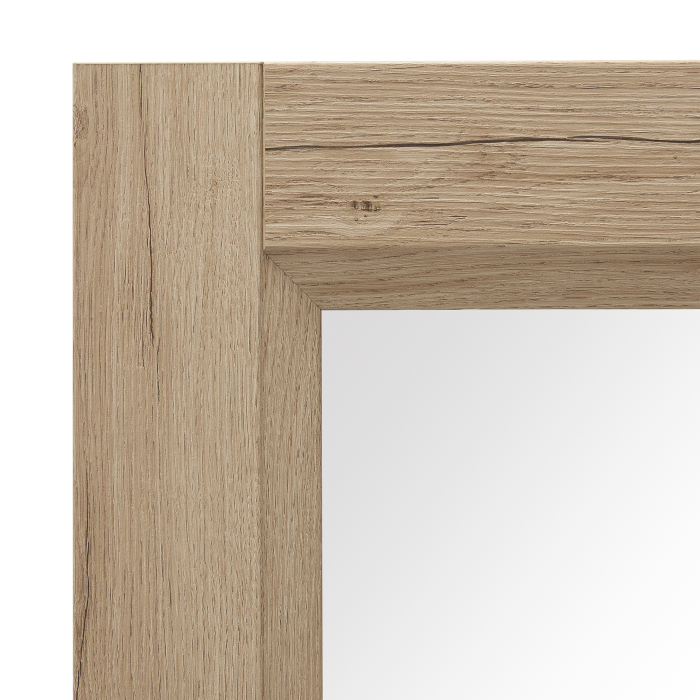 Floor Mirror with Bracket Classic, 180 x 78, Natural Oak