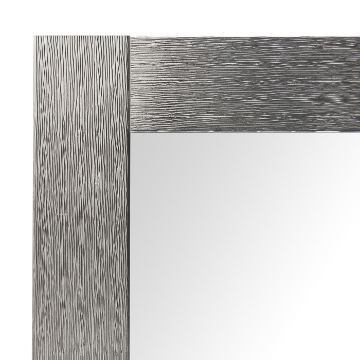 Espejo de pared Luxury, 146 x 56, Plata Pulida