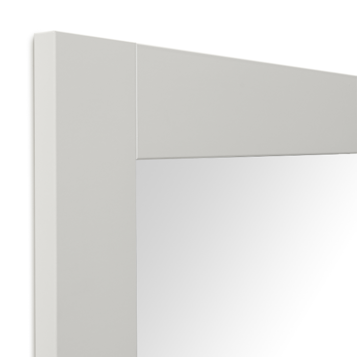Miroir de sol Urban, 166 x 66, Blanc Mat